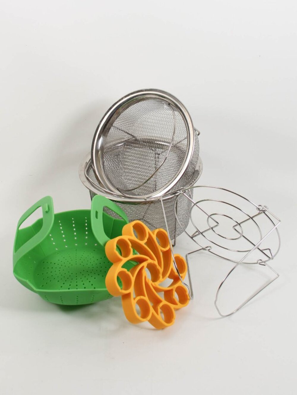 Instant Pot Accessories Set Steamer Baskets Trivet Rack Egg Steamer